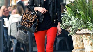 With a Leather Jacket