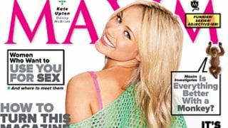 Katrina Bowden Flashes Butt Cheeks on Maxim Cover