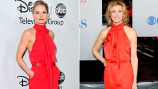 Yikes! Jennifer Morrison and Faith Hill Wear Nearly Identical Outfits
