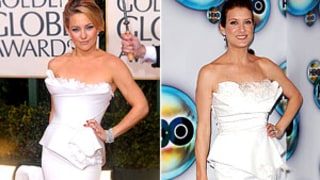 Kate Walsh Copies Kate Hudson's 2010 Golden Globes Dress