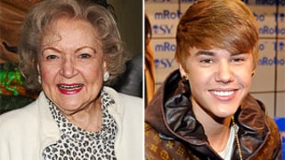 Hot in Cleveland's Betty White Tries to Steal a Lock of Justin Bieber's Hair