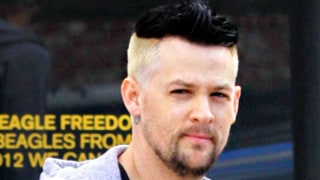 Joel Madden Brings Back Two-Tone Hair!