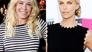 Chelsea Handler and Charlize Theron