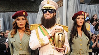 Sacha Baron Cohen Spills Kim Jong-Il's Ashes on Ryan Seacrest?