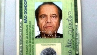 Brazilian Man Busted for Using Fake Jack Nicholson Photo ID!