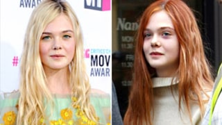PIC: Elle Fanning Dyes Her Hair Red!