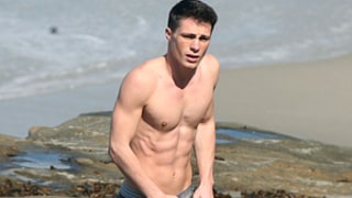 Hot! Colton Haynes Reveals Six-Pack Abs in Malibu