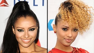 Kat Graham Debuts Blonde Hair, Extreme Dark Roots
