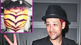 PIC: Joel Madden Rocks Tiger Stripes on His Head