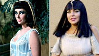 PIC: See Lindsay Lohan as Elizabeth Taylor in Cleopatra