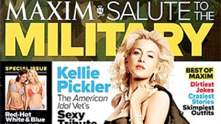 PIC: Kellie Pickler Wears Sexy Military Outfit on Maxim Cover