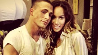 Colton Haynes Cozies Up to Leona Lewis on Music Video Set