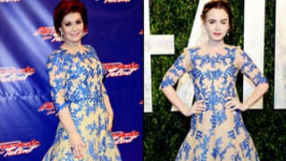 Who Wore It Best: Sharon Osbourne or Lily Collins?