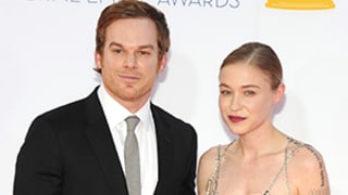Michael C. Hall Packs on PDA With New Girlfriend Morgan Macgregor at 2012 Emmy Awards!
