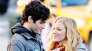 PIC: Blake Lively, Penn Badgley Share a Laugh on Gossip Girl Set