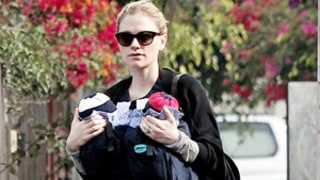 PICTURE: Slim Anna Paquin Carries Twins in Slings on Venice Beach Stroll