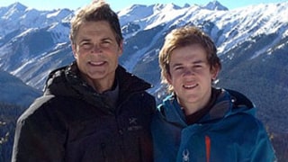 Rob Lowe Goes Skiing With Sons Matthew and Johnowen, Patrick Schwarzenegger