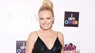 Malin Akerman Shows Off Baby Bump in Sexy, Low-Cut Gown at Inaugural Celebration