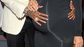 Wiz Khalifa and Amber Rose at the 2013 Grammy Awards