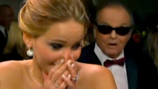 Jennifer Lawrence Gets Hit On By Jack Nicholson at Oscars