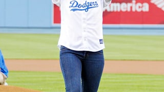 Snow's First Pitch!