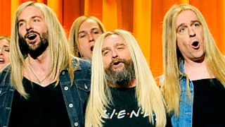 Zach Galifianakis, Bradley Cooper, Ed Helms Compete in Jennifer Aniston Lookalike Contest on Saturday Night Live