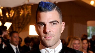 Zachary Quinto Models a Blue Mohawk at the Met Gala: Hot or Not?
