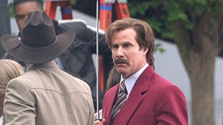 Anchorman 2 Films Epic Battle Scene Featuring Tina Fey, Amy Poehler, Kirsten Dunst and More!
