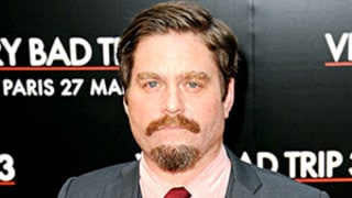 Zach Galifianakis Shaves Beard, Debuts Goatee at Paris Premiere
