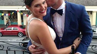 Stephen Amell and Cassandra Jean
