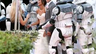 Matt Lanter and Angela Stacy