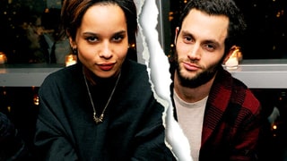 Penn Badgley and Zoe Kravitz