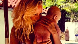 Malin Akerman Holds Baby Son While Wearing Bikini: Picture