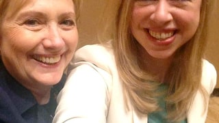 Hillary and Chelsea Clinton