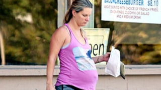 Glee's Pregnant Heather Morris Shows Massive Baby Bump: Picture