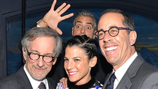 George Clooney Photobombs Steven Spielberg and Jerry Seinfeld: Picture