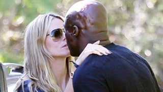 Heidi Klum, Seal Share Friendly Kiss 18 Months After Filing for Divorce: Picture