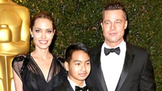 Brad Pitt Shows Off New Hairstyle With Angelina Jolie, Grown Up Looking Maddox at Governors Awards: Pictures