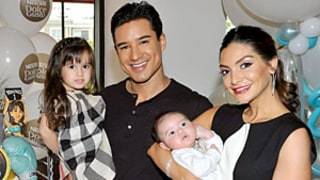 Mario Lopez, Wife Courtney Introduce Son Dominic At Party -- First Photo