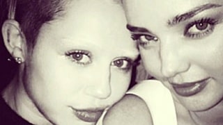 Miley Cyrus Bleaches Her Eyebrows, Parties With Miranda Kerr, Lily Allen: Pictures