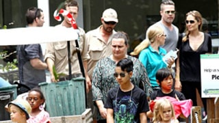Angelina Jolie, Brad Pitt Treat Kids to a Day at the Zoo in Australia: See the Pictures!