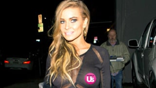 Carmen Electra Flashes Chest, Goes Bra-Less in See-Through Dress While on Dinner Date With Blink 182's Travis Barker: Picture