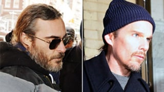 Joaquin Phoenix, Ethan Hawke Pay Respects to Philip Seymour Hoffman's Family: Pictures