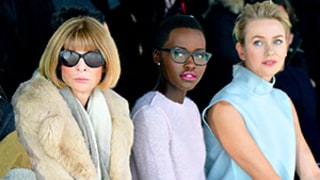 Lupita Nyong'o, Anna Wintour, Naomi Watts Wear Wintery Pastels in Front Row at Calvin Klein Fashion Show