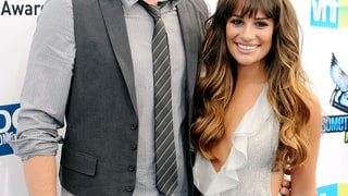 Lea Michele and Cory Monteith