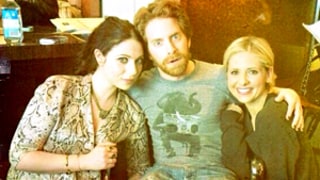 Sarah Michelle Gellar Reunites With Buffy Costars Seth Green, Michelle Trachtenberg on Crazy Ones Set: Awesome Photo!