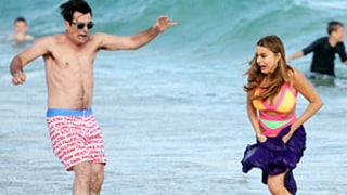 Modern Family Cast Hits Australia Beach: Sofia Vergara Shows Curves in Monokini, Ty Burrell Goes Shirtless