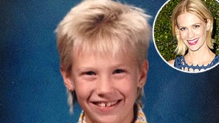 January Jones Had a Mullet as a Kid! See Her Throwback Pic from Age 9