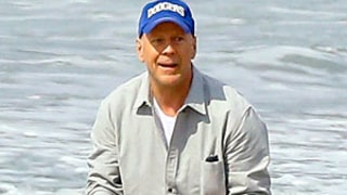 Bruce Willis Plays With Daughter Mabel, 21 Months, on the Beach With Pregnant Wife Emma Heming: Cute Pictures