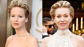 Jennifer Lawrence and Portia de Rossi's Short Hair at the 2014 Oscars: Who Wore It Best?